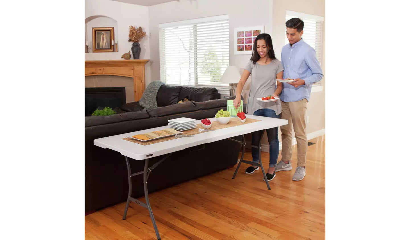 Lifetime 6ft Folding Plastic Camping Table